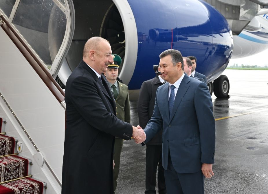 Prezident İlham Əliyev Tacikistana dövlət səfərinə gəlib (FOTO/VİDEO)