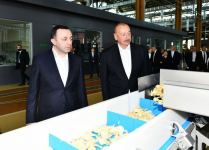 Prezident İlham Əliyev və Baş nazir İrakli Qaribaşvili Qəbələ Qida Şəhərciyində olublar (FOTO/VİDEO)