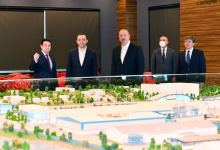 Prezident İlham Əliyev və Baş nazir İrakli Qaribaşvili Qəbələ Qida Şəhərciyində olublar (FOTO/VİDEO)