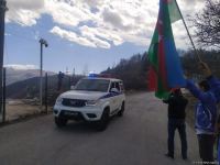 Sülhməramlılara aid 18 avtomobil Laçın yolundan maneəsiz keçib (FOTO)