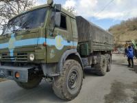 Sülhməramlılara aid 29 avtomobil Laçın yolundan maneəsiz keçib (FOTO)