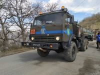 Sülhməramlılara aid 29 avtomobil Laçın yolundan maneəsiz keçib (FOTO)