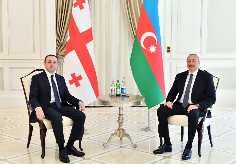 Prezident İlham Əliyevin Gürcüstanın Baş naziri ilə təkbətək görüşü olub (FOTO/VİDEO) (YENİLƏNİB)