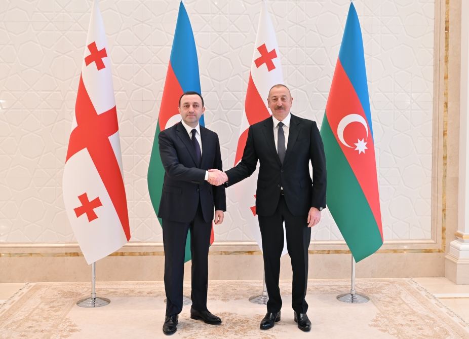 Prezident İlham Əliyevin Gürcüstanın Baş naziri ilə təkbətək görüşü olub (FOTO/VİDEO) (YENİLƏNİB)