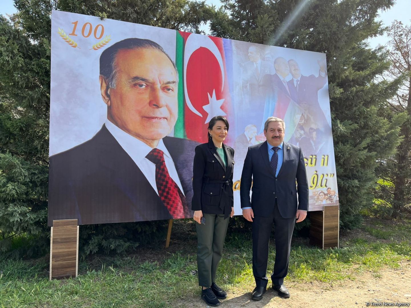 Ulu öndər Heydər Əliyevin 100 illiyinə həsr olunmuş ağacəkmə aksiyası keçirilib (FOTO)