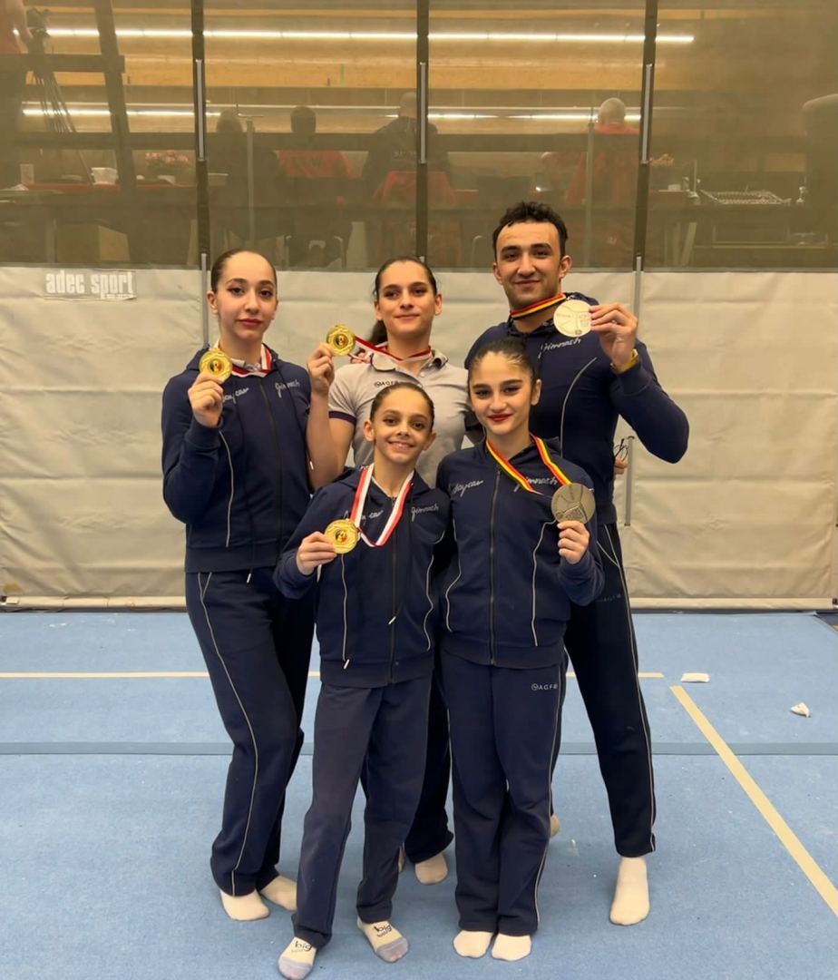 Azərbaycan gimnastları Belçikada keçirilən yarışlarda qızıl və gümüş medal qazanlıblar (FOTO)