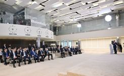Azərbaycan və Qazaxıstan prezidentləri Astana Beynəlxalq Maliyyə Mərkəzində olublar (FOTO)