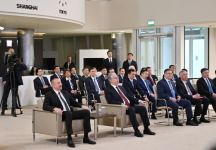 Azərbaycan və Qazaxıstan prezidentləri Astana Beynəlxalq Maliyyə Mərkəzində olublar (FOTO)