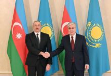 Prezident İlham Əliyevin Astanada rəsmi qarşılanma mərasimi olub (FOTO/VİDEO) (YENİLƏNİB)