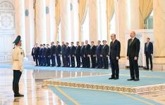 Prezident İlham Əliyevin Astanada rəsmi qarşılanma mərasimi olub (FOTO/VİDEO) (YENİLƏNİB)