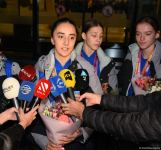 Azərbaycan gimnastları Fransadan medallarla qayıdıblar (FOTO)