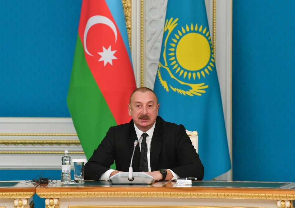 Prezident İlham Əliyev: Qazaxıstanla qardaşlıq münasibətləri əcdadlarımızın göstərişi, həyati zərurətdir