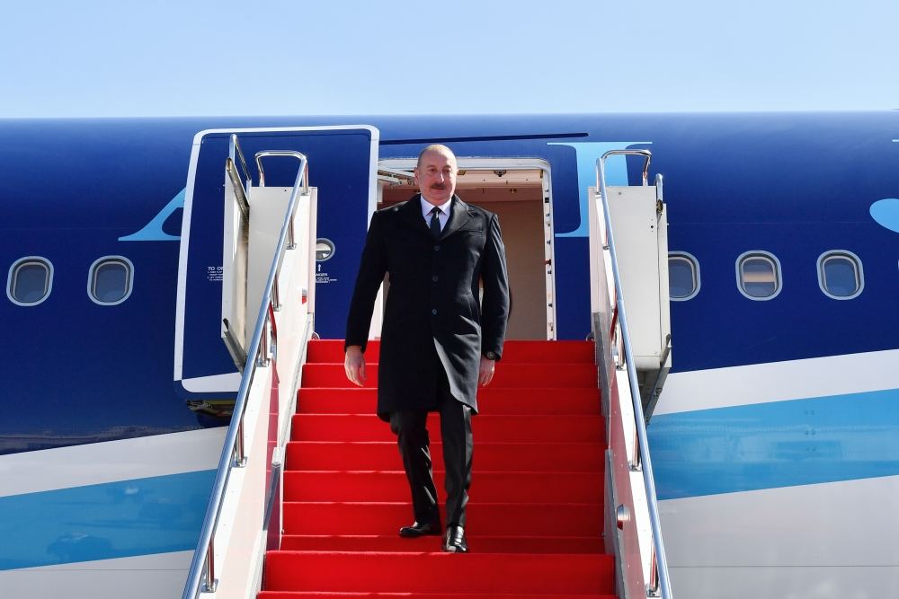 Prezident İlham Əliyev Qazaxıstana rəsmi səfərə gəlib (FOTO/VİDEO)