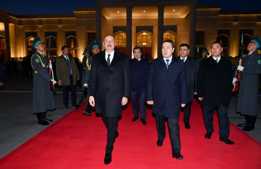 Prezident İlham Əliyevin Qazaxıstana rəsmi səfəri başa çatıb (FOTO/VİDEO)