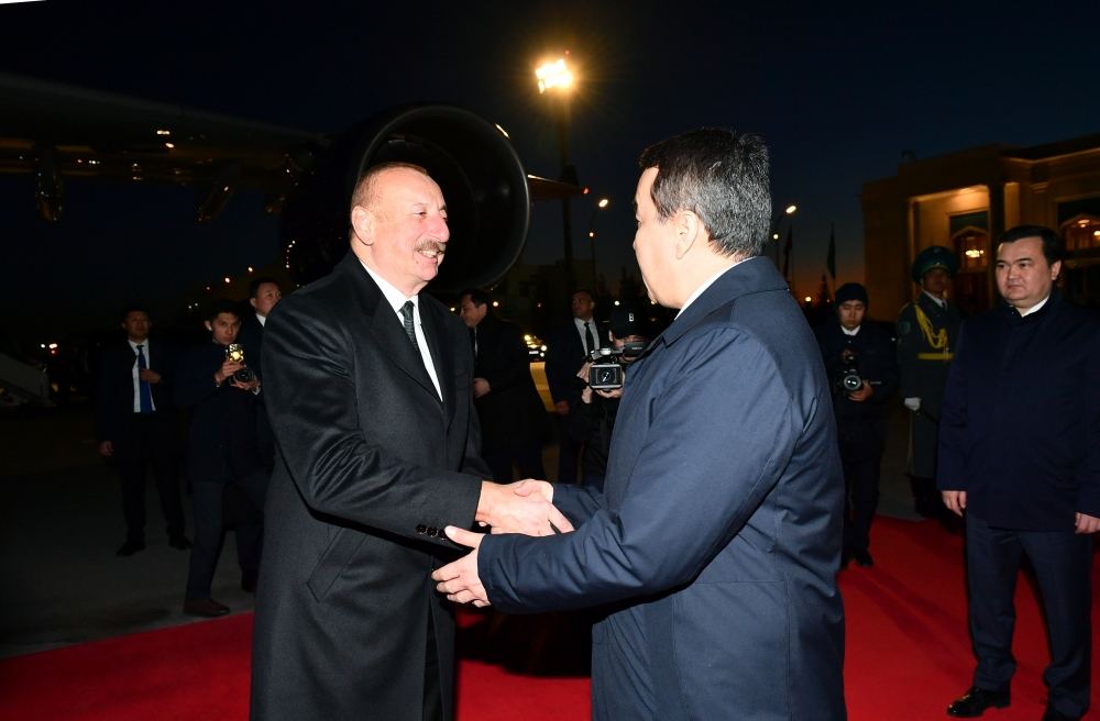 Prezident İlham Əliyevin Qazaxıstana rəsmi səfəri başa çatıb (FOTO/VİDEO)