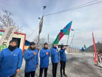 Laçın-Xankəndi yolundakı aksiya 121 gündür davam edir (FOTO)