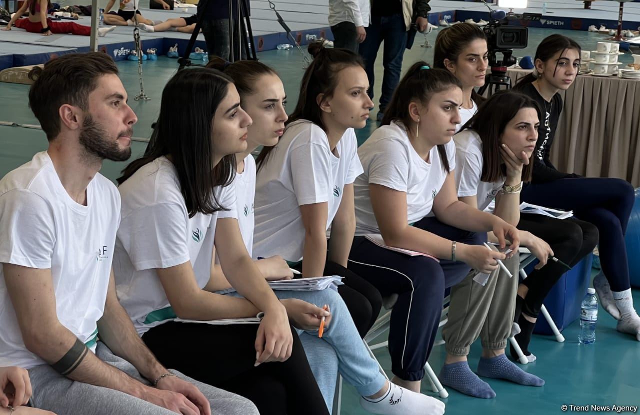 Milli Gimnastika Arenasında aerobika gimnastikası üzrə məşqçilik kursları keçirilir (FOTO)