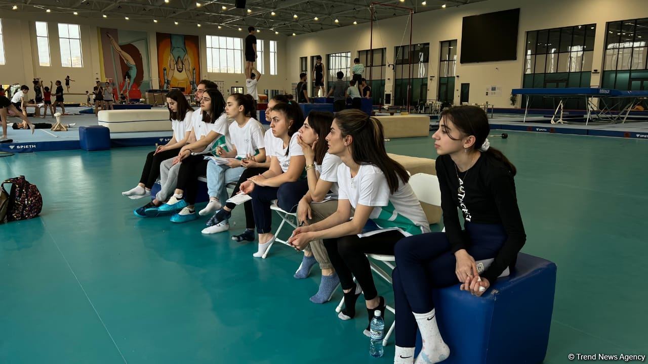 Milli Gimnastika Arenasında aerobika gimnastikası üzrə məşqçilik kursları keçirilir (FOTO)