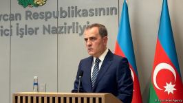 Ceyhun Bayramov və ATƏT-in fəaliyyətdə olan sədrinin mətbuat konfransı keçirilib (FOTO/VİDEO)