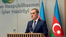 Ceyhun Bayramov və ATƏT-in fəaliyyətdə olan sədrinin mətbuat konfransı keçirilib (FOTO/VİDEO)
