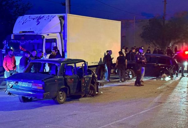 Bərdədə zəncirvari qəza baş verib, xəsarət alanlar var (FOTO)