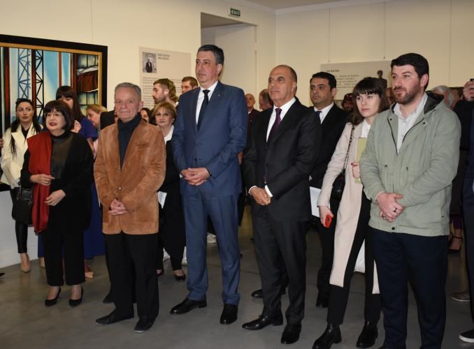 Tbilisidə Çingiz Fərzəliyevin “Zamanın pillələri ilə” adlı yubiley sərgisinin açılış mərasimi baş tutub - FOTO