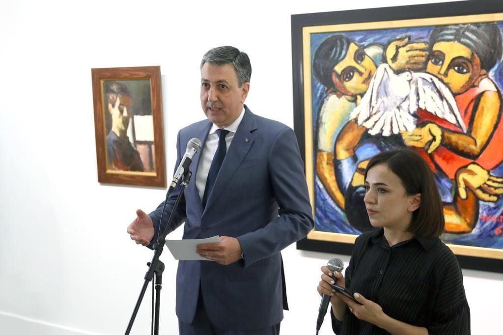 Tbilisidə Çingiz Fərzəliyevin “Zamanın pillələri ilə” adlı yubiley sərgisinin açılış mərasimi baş tutub - FOTO