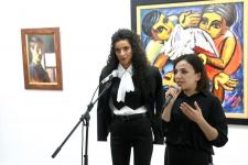 Tbilisidə Çingiz Fərzəliyevin “Zamanın pillələri ilə” adlı yubiley sərgisinin açılış mərasimi baş tutub - FOTO