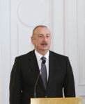 Prezident İlham Əliyev və Bosniya və Herseqovinanın Rəyasət Heyətinin Sədri Jelka Tsviyanoviç mətbuata bəyanatlarla çıxış ediblər (FOTO/VİDEO) (YENİLƏNİB)