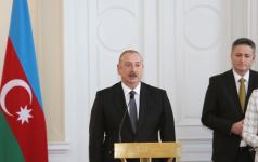 Prezident İlham Əliyev və Bosniya və Herseqovinanın Rəyasət Heyətinin Sədri Jelka Tsviyanoviç mətbuata bəyanatlarla çıxış ediblər (FOTO/VİDEO) (YENİLƏNİB)