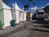 BQXK-ya məxsus avtomobillər Laçın yolundan keçib (FOTO)