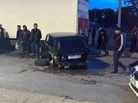 Bərdədə zəncirvari qəza baş verib, xəsarət alanlar var (FOTO)