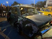 Bərdədə zəncirvari qəza baş verib, xəsarət alanlar var (FOTO)