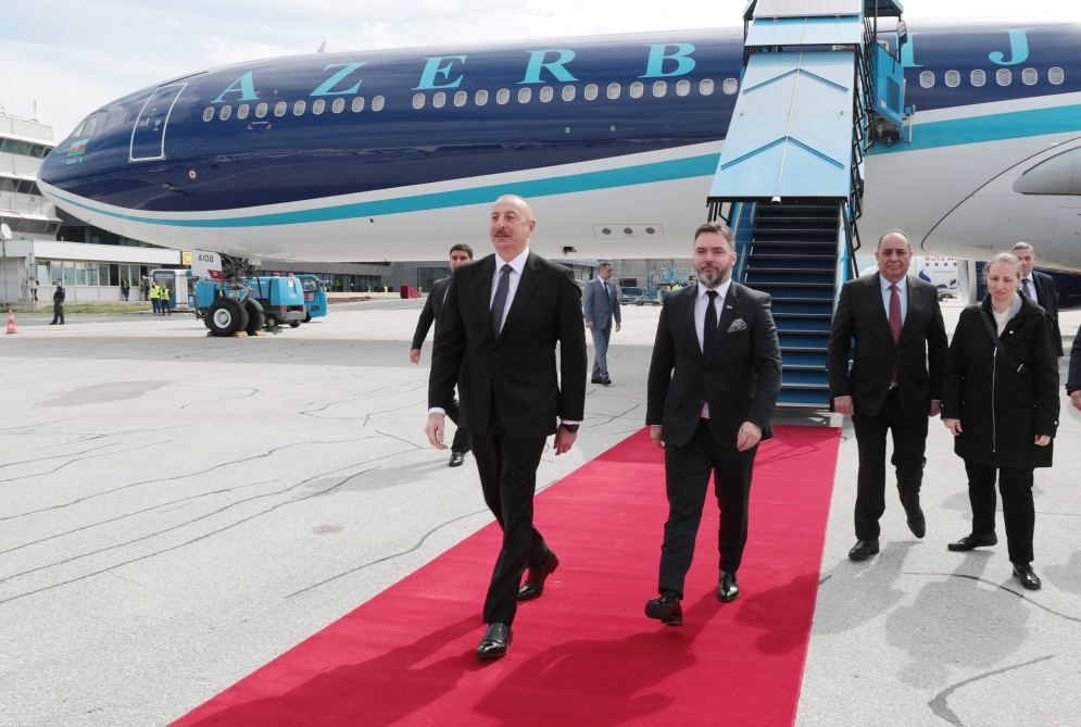 Prezident İlham Əliyev Bosniya və Herseqovinaya rəsmi səfərə gəlib (FOTO/VİDEO)