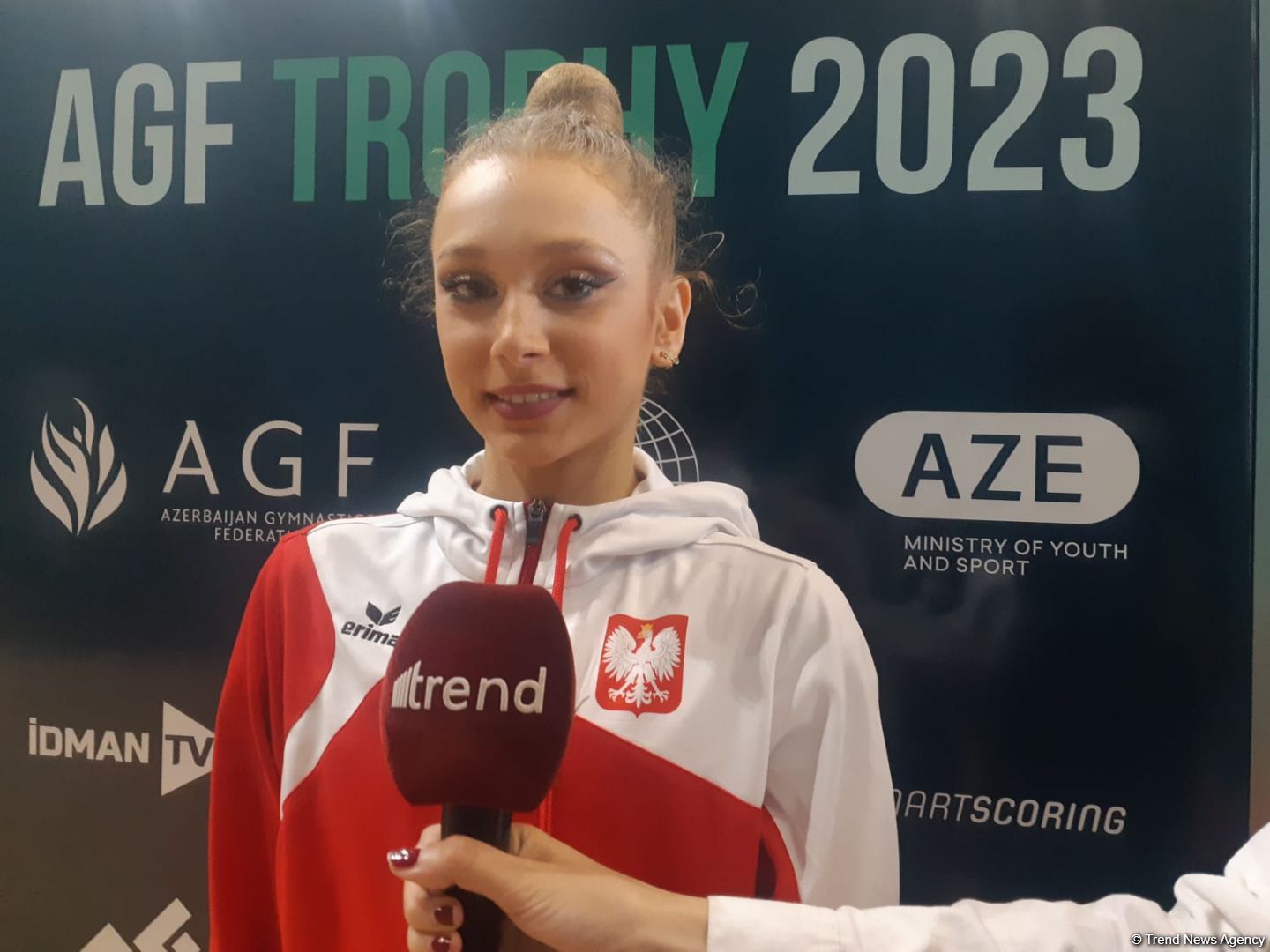 Polşalı gimnast AGF Trophy turnirində gənclər arasında birinci yeri tutub