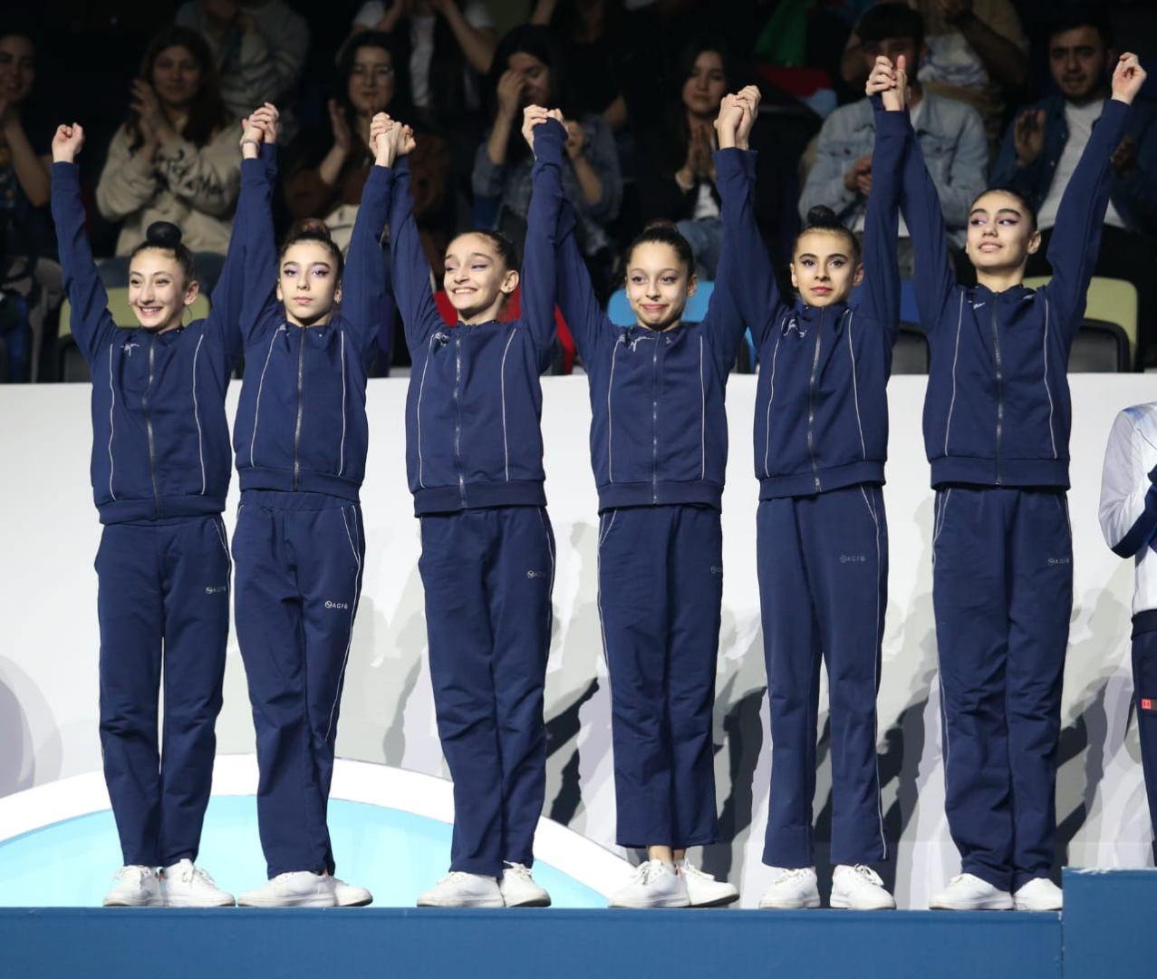 Gənc gimnastlarımız AGF Trophy beynəlxalq turnirində 5 topla proqramda birinci yeri tutub