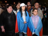 İdmançılarımız Bakıda böyük izdihamla qarşılandı (FOTO/VİDEO)