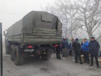 Sülhməramlılara aid 6 avtomobil Laçın yolundan maneəsiz keçib (FOTO)