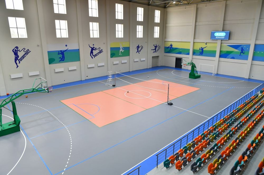 Prezident İlham Əliyev və Birinci xanım Mehriban Əliyeva Neftçala Olimpiya İdman Kompleksinin açılışında iştirak ediblər (FOTO/VİDEO) (YENİLƏNİB)