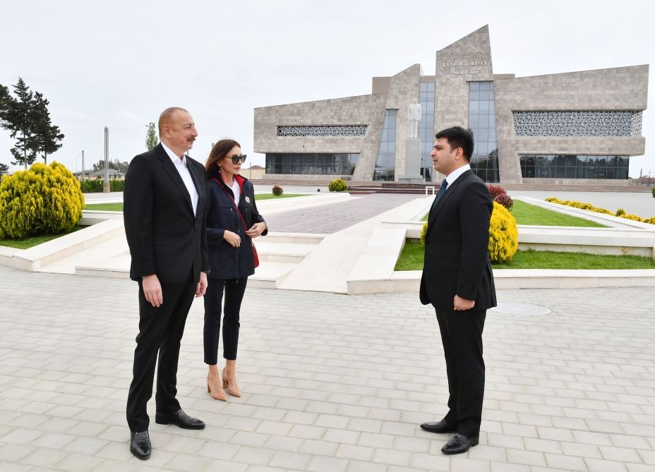 Prezident İlham Əliyev və Birinci xanım Mehriban Əliyeva Neftçala rayonuna səfər ediblər (FOTO/VİDEO)