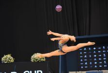 Bədii gimnastika üzrə FIG Dünya Kubokunun ilk gününün maraqlı anları (FOTO)