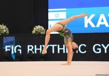 Bədii gimnastika üzrə FIG Dünya Kubokunun ilk gününün maraqlı anları (FOTO)