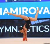 Bədii gimnastika üzrə FIG Dünya Kubokunun ilk gününün maraqlı anları (FOTO)