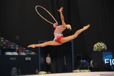 Bədii gimnastika üzrə FIG Dünya Kubokunun ilk gününün maraqlı anları (FOTO)
