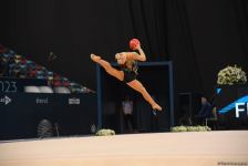 Bədii gimnastika üzrə FIG Dünya Kubokunun ilk gününün maraqlı anları (FOTO)