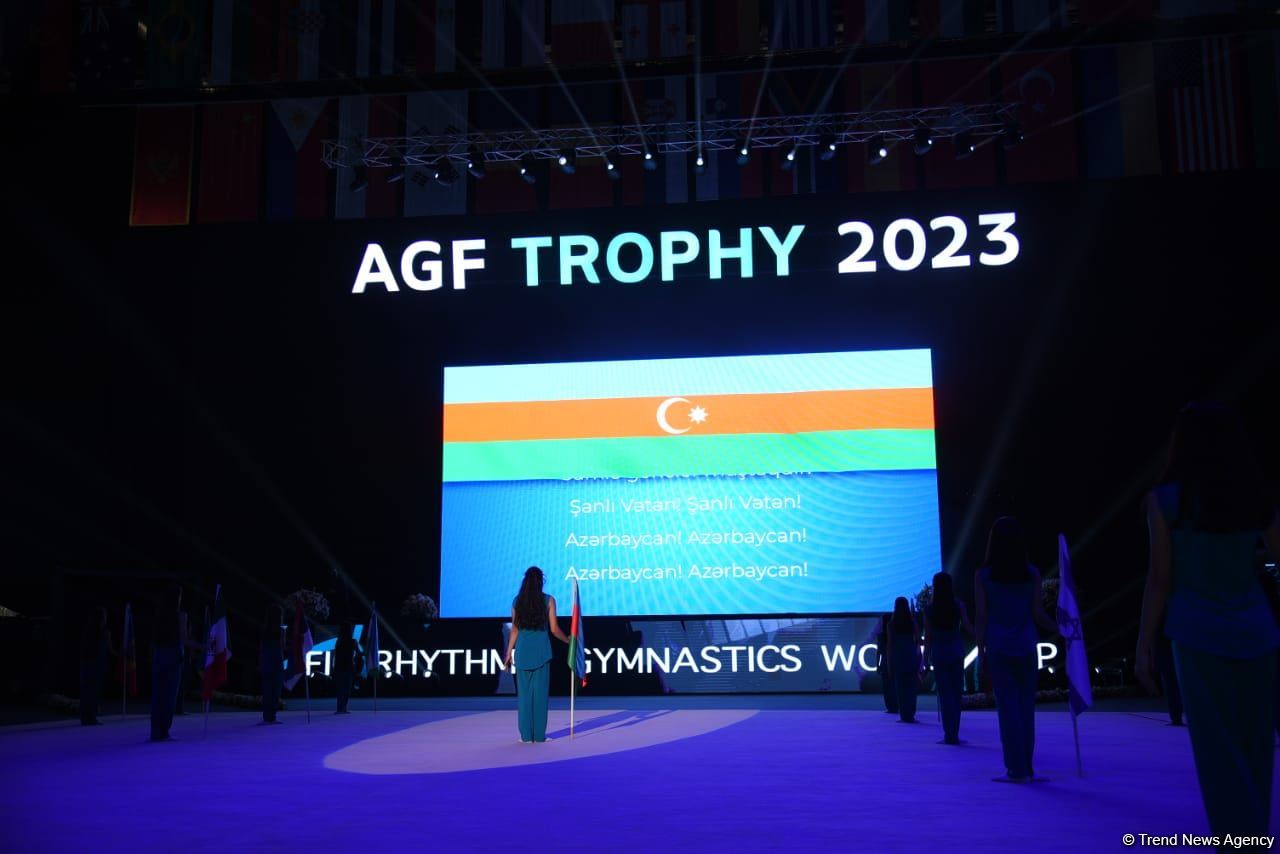 Bakıda bədii gimnastika üzrə FIG Dünya Kubokunun açılışı olub (FOTO)