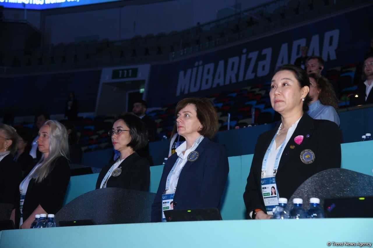 Bakıda bədii gimnastika üzrə FIG Dünya Kubokunun açılışı olub (FOTO)