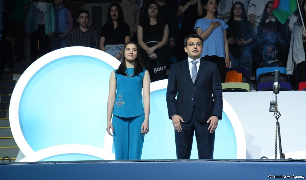 Bakıda bədii gimnastika üzrə FIG Dünya Kubokunun açılışı olub (FOTO)