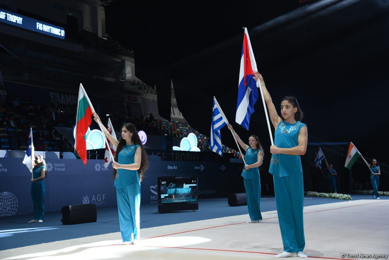 Bakıda bədii gimnastika üzrə FIG Dünya Kubokunun açılışı olub (FOTO)