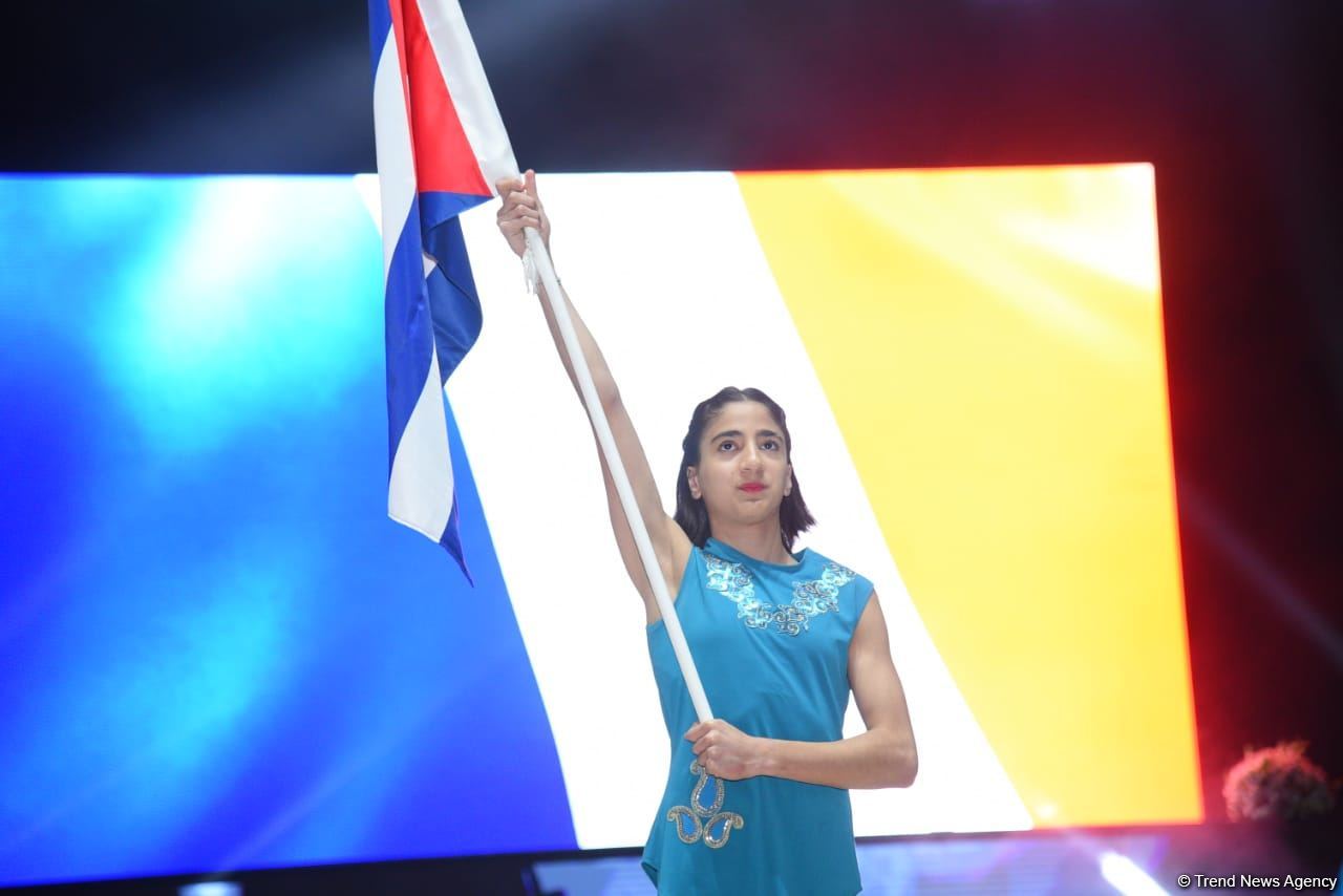 Bakıda bədii gimnastika üzrə FIG Dünya Kubokunun açılışı olub (FOTO)